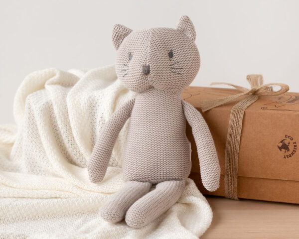 PELUCHE GATO ALGODON 30CM