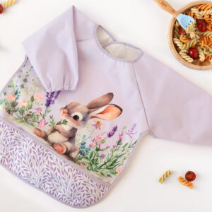 BABERO CON MANGAS IMPERMEABLE LAVANDA