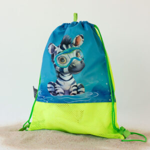 BOLSA RED DE PLAYA 38X30 VERDE