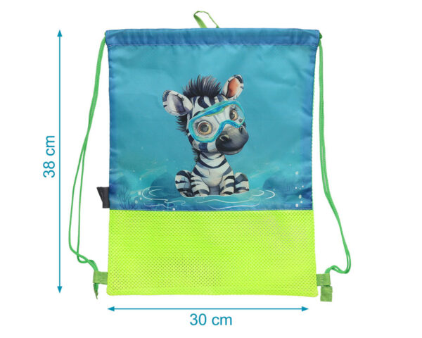 BOLSA RED DE PLAYA 38X30 VERDE - Imagen 2