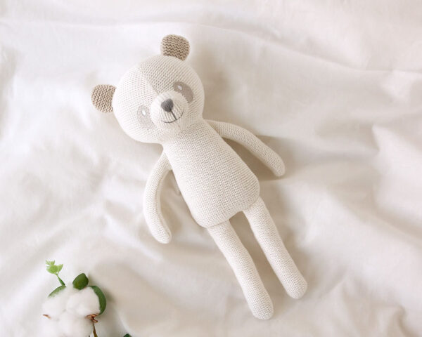 PELUCHE PANDA ALGODON BLANCO 30CM