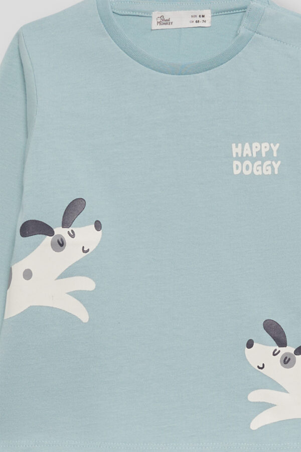 CAMISETA MANGA LARGA PERRITOS - Imagen 3