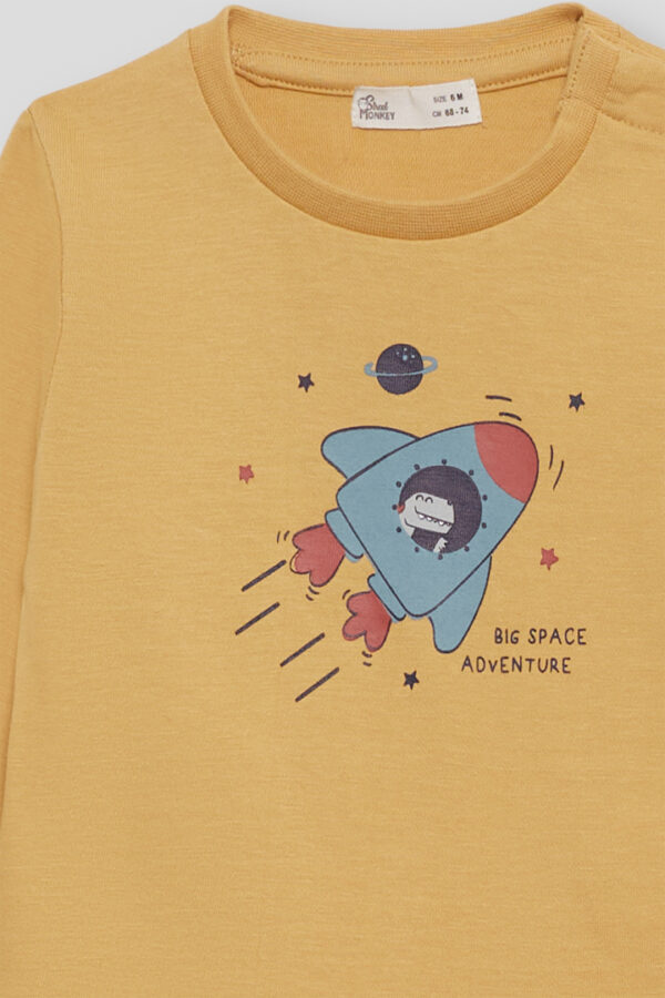 CAMISETA MANGA LARGA COHETE - Imagen 3
