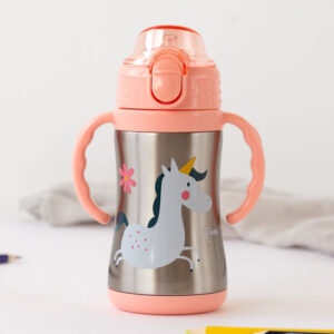 TAZA-TERMO APRENDIZAJE 280ML ROSA