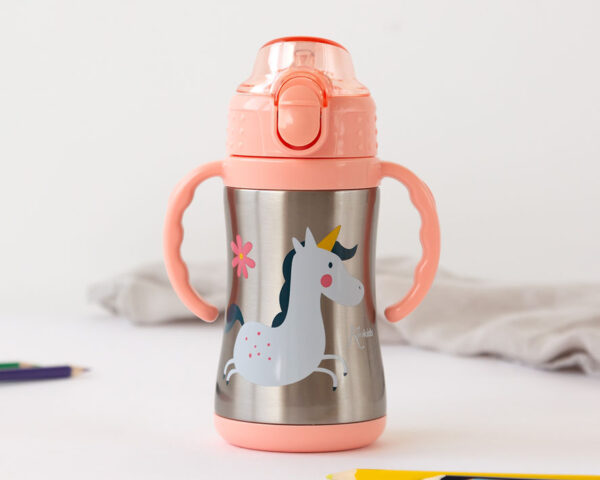 TAZA-TERMO APRENDIZAJE 280ML ROSA