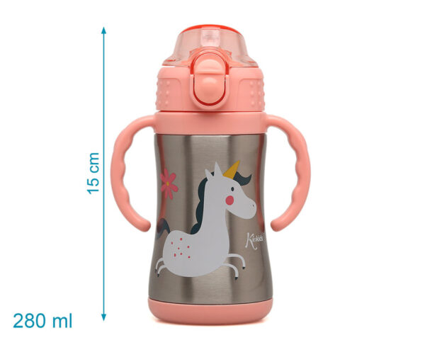 TAZA-TERMO APRENDIZAJE 280ML ROSA - Imagen 3