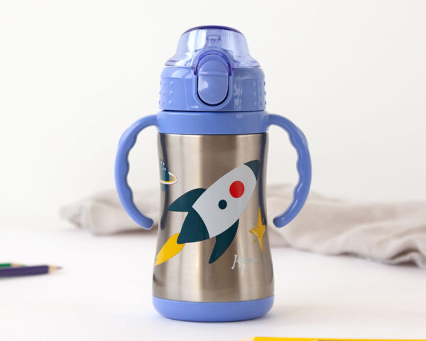 TAZA-TERMO APRENDIZAJE 280ML AZUL