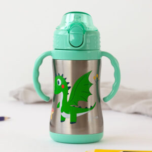 TAZA-TERMO APRENDIZAJE 280ML VERDE