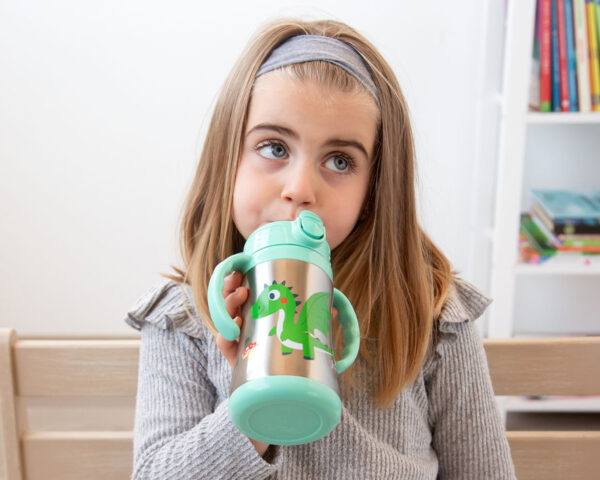 TAZA-TERMO APRENDIZAJE 280ML VERDE - Imagen 3
