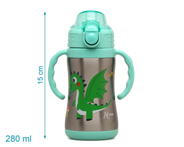 TAZA-TERMO APRENDIZAJE 280ML VERDE - Imagen 4