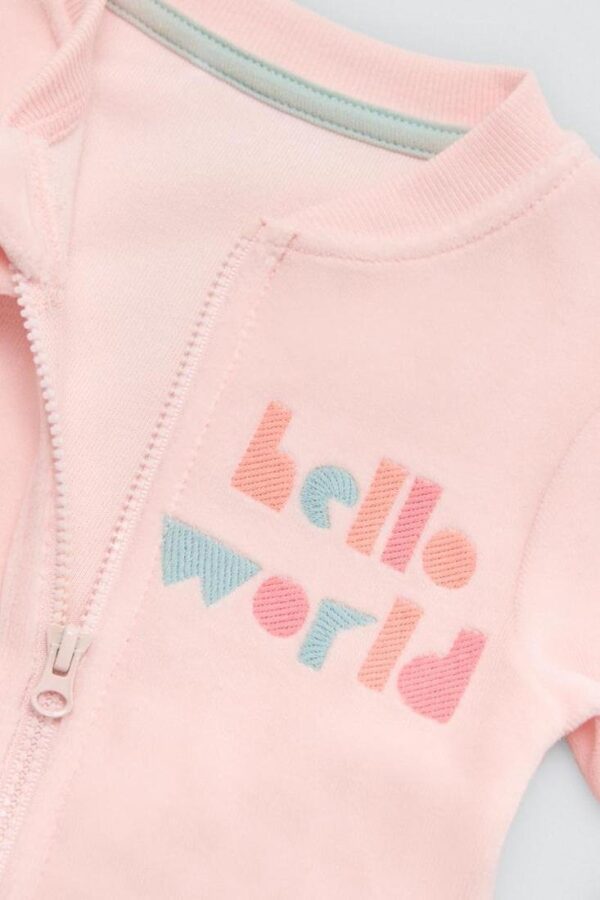 PELELE BEBE TUNDOSADO HELLO WORLD - Imagen 2