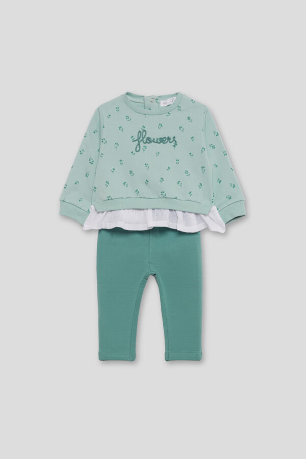 CONJUNTO NIÑA FLOWERS