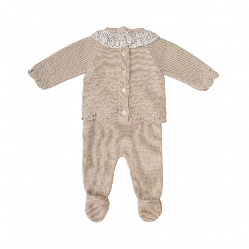 CONJUNTO POLAINA + CAPOTA  PUNTO BEBE ESCARCHA - Imagen 3