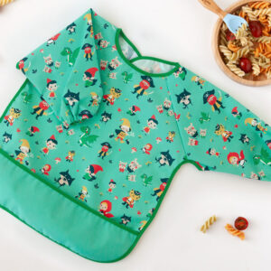 BABERO CON MANGAS IMPERMEABLE VERDE