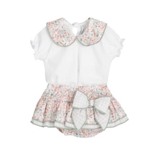 CONJUNTO POLOLO MANGA CORTA ALGODON NIÑA MUMBAI