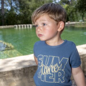 CONJUNTO DE PANTALON MANGA CORTA NIÑO PECES