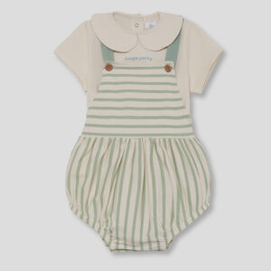 PETO Y CAMISETA BEBE NIÑO RAYAS