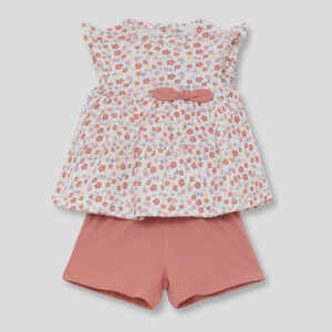 CONJUNTO DE PANTALON NIÑA FLORES