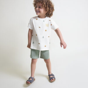 CONJUNTO DE PANTALON MANGA CORTA NIÑO ABEJAS-OSOS