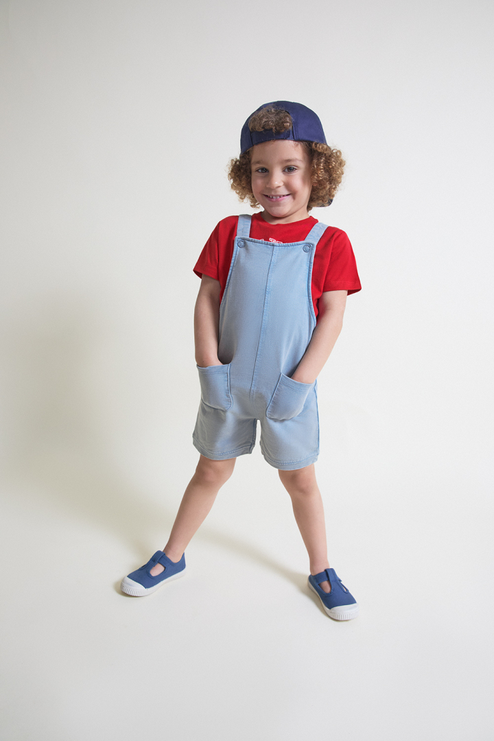 PETO BEBE NIÑO AZUL VAQUERO - Imagen 3