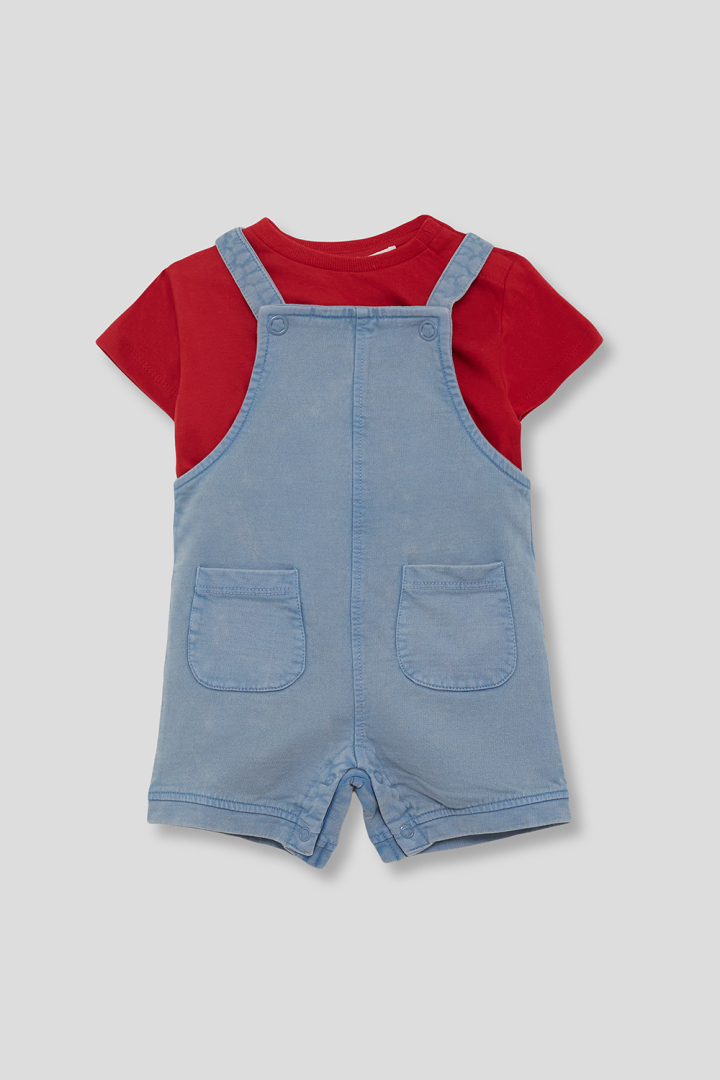 PETO BEBE NIÑO AZUL VAQUERO