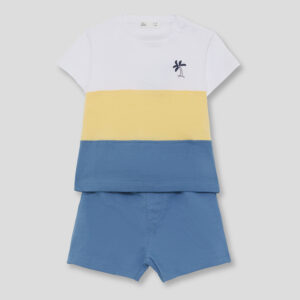 CONJUNTO DE PANTALON MANGA CORTA NIÑO PALMERA
