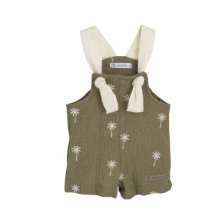 PETO TELA MUSELINA ESTAMPADO PALMERAS MATHURA