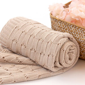 MANTITA BAMBÚ 80X110CM BEIGE KIOKIDS