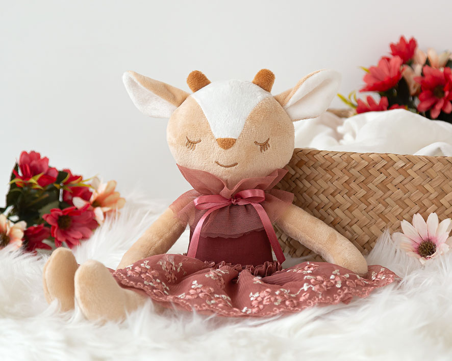 MUÑECA DE TRAPO 37CM CIERVO KIOKIDS