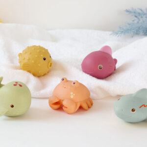 RED MUÑECOS DE BAÑO ANTIMOHO PECES 5PZAS KIOKIDS