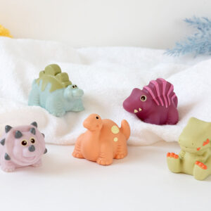 RED MUÑECOS DE BAÑO ANTIMOHO DINOS 5PZAS KIOKIDS