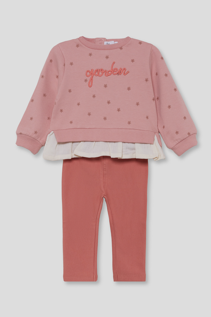 CONJUNTO BEBE NIÑA FLORECITAS STREET MONKEY